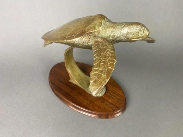 ANDRE HARVEY (AMERICAN B.1941)  THE PILGRIMAGE (GREEN SEA TURTLE)